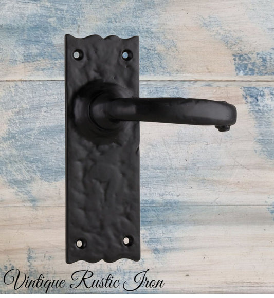 Cast Iron Tudor door levers (pair) (Copy)-Vintique Concepts