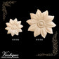 Centre Sunflower wood applique 5cm Diameter-Vintique Concepts