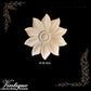 Centre Sunflower wood applique 8cm Diameter-Vintique Concepts