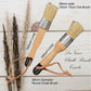 Chalk Brush Combo Pack Flat and Round Brush pack-Vintique Concepts