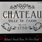 CHATEAU VILLE DE PARIS furniture paint stencil (A4 Size)-Vintique Concepts