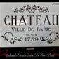 CHATEAU VILLE DE PARIS furniture paint stencil (A4 Size)-Vintique Concepts