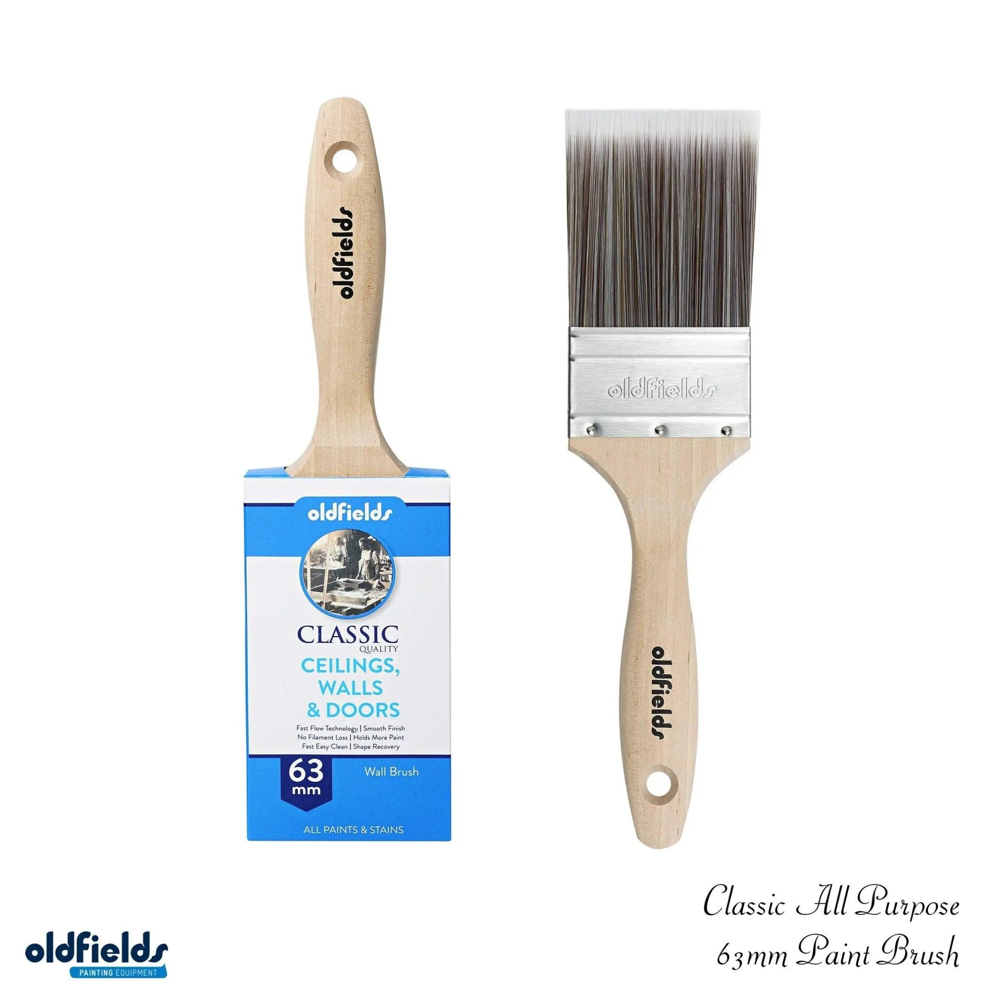 Classic 100% Tappered filament all purpose Paint Brush from Oldfields - Vintique Concepts