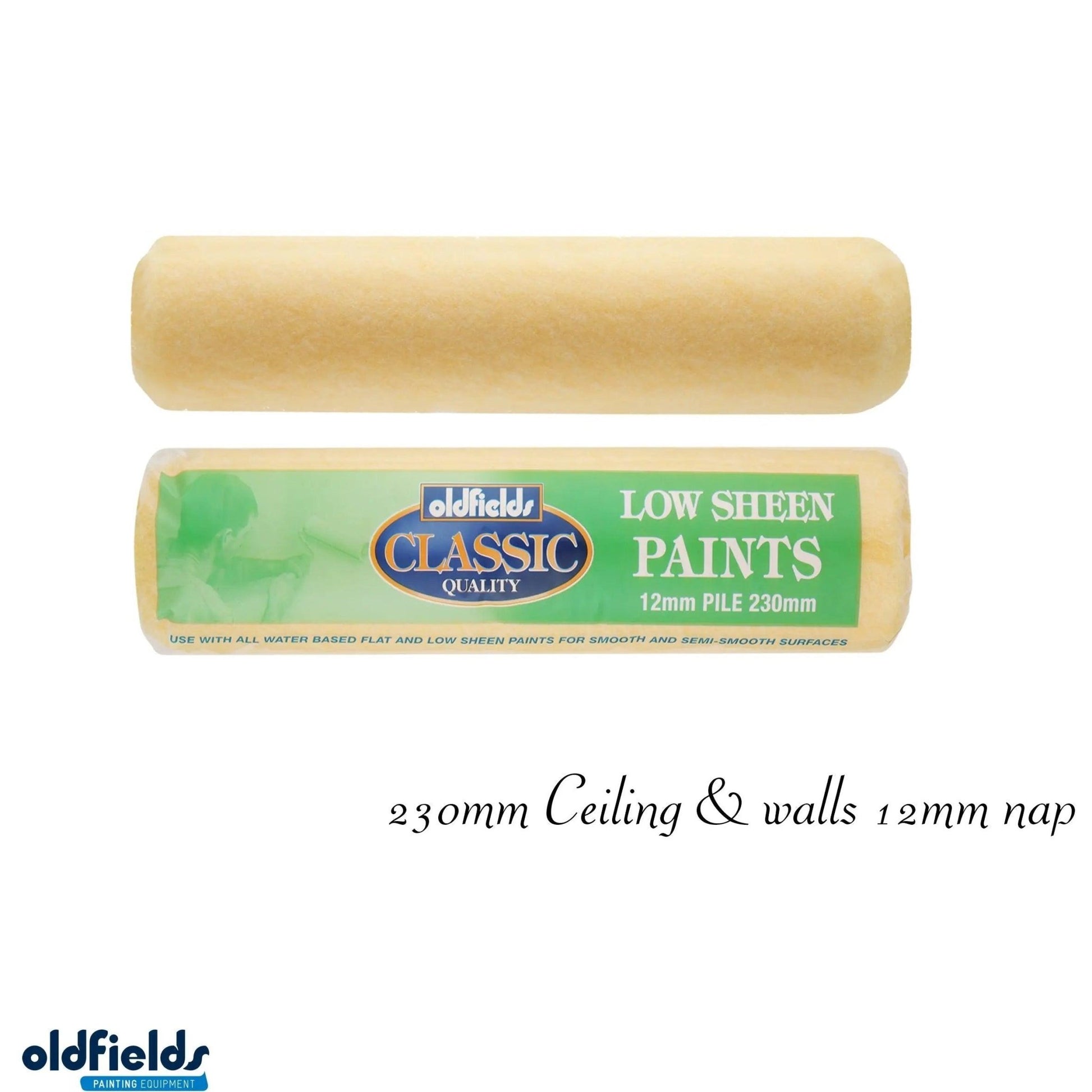 Classic Ceilings and Walls paint roller sleeves -12mm nap (230mm & 270mm) from Oldfields-Vintique Concepts