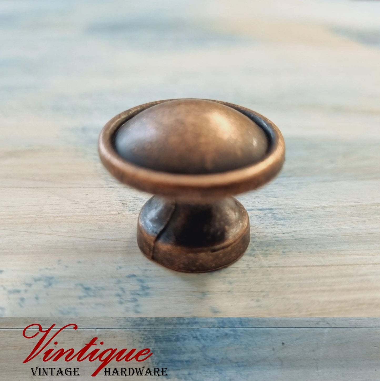 classic knob for drawers bronze 25mm diameter-Vintique Concepts