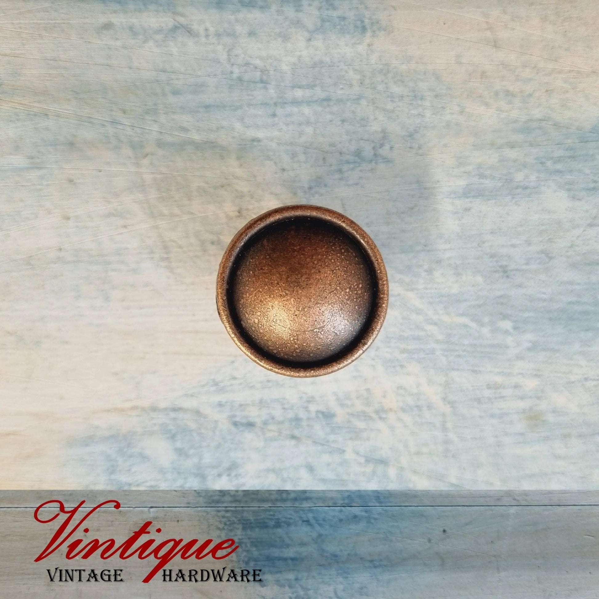 classic knob for drawers bronze 25mm diameter-Vintique Concepts