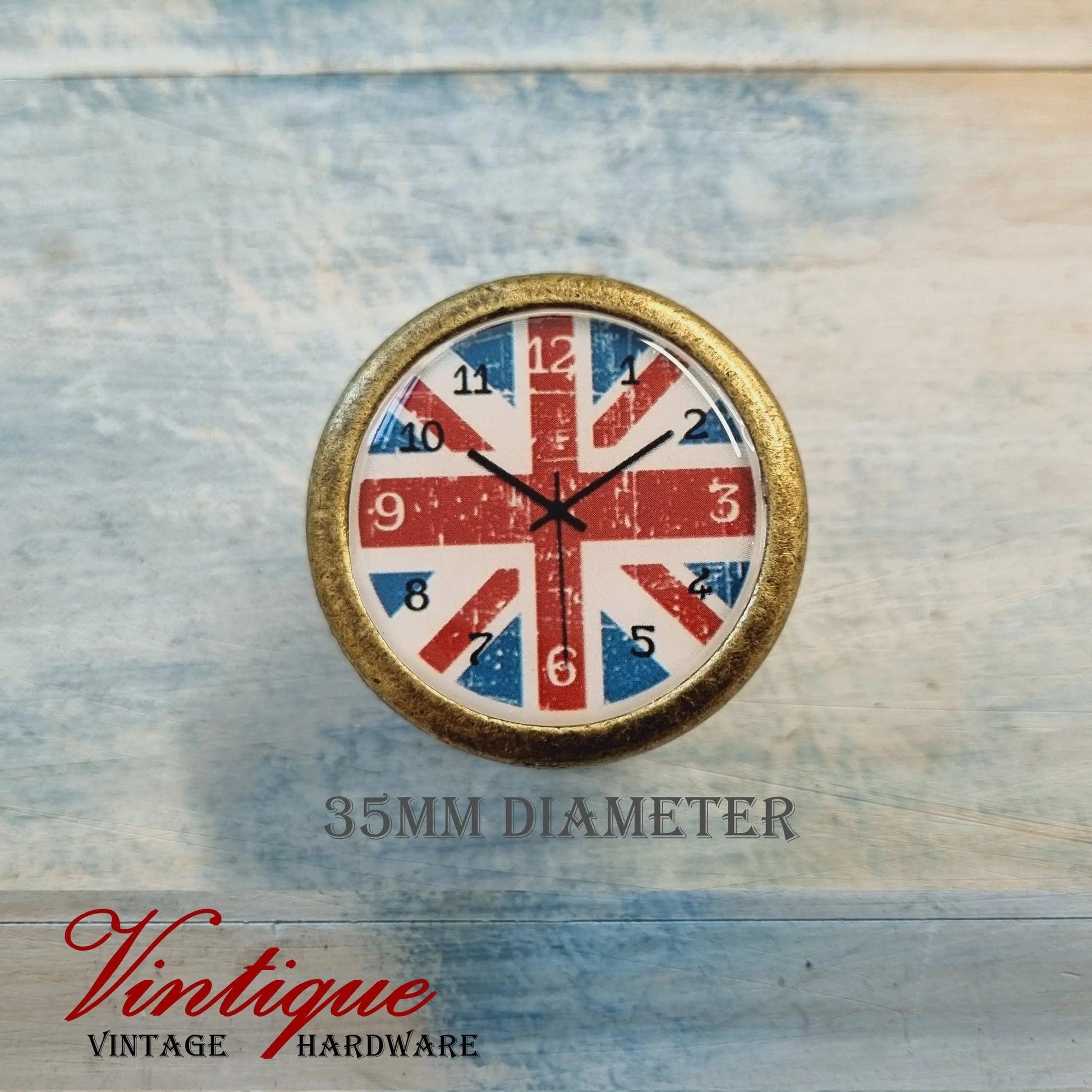 Union jack drawer handle pull