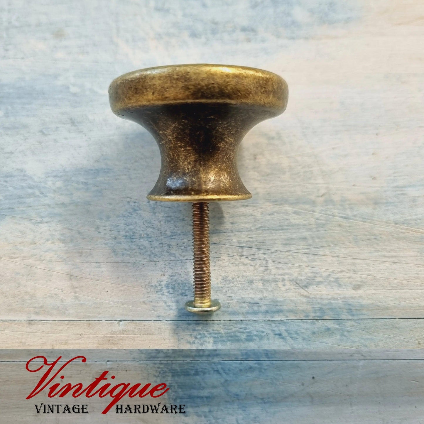 Gold vintage furniture knob