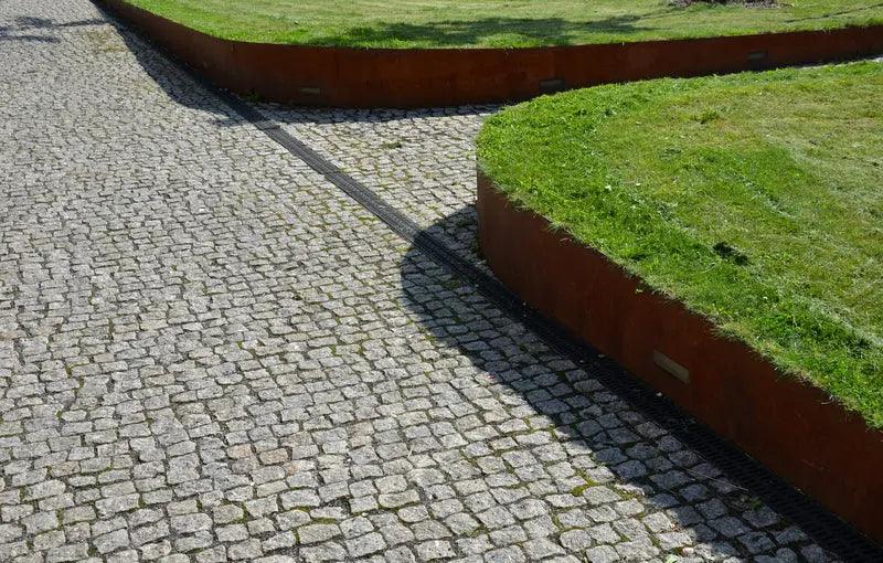 Corten Garden edging 150mm high x 1mtr long-Vintique Concepts