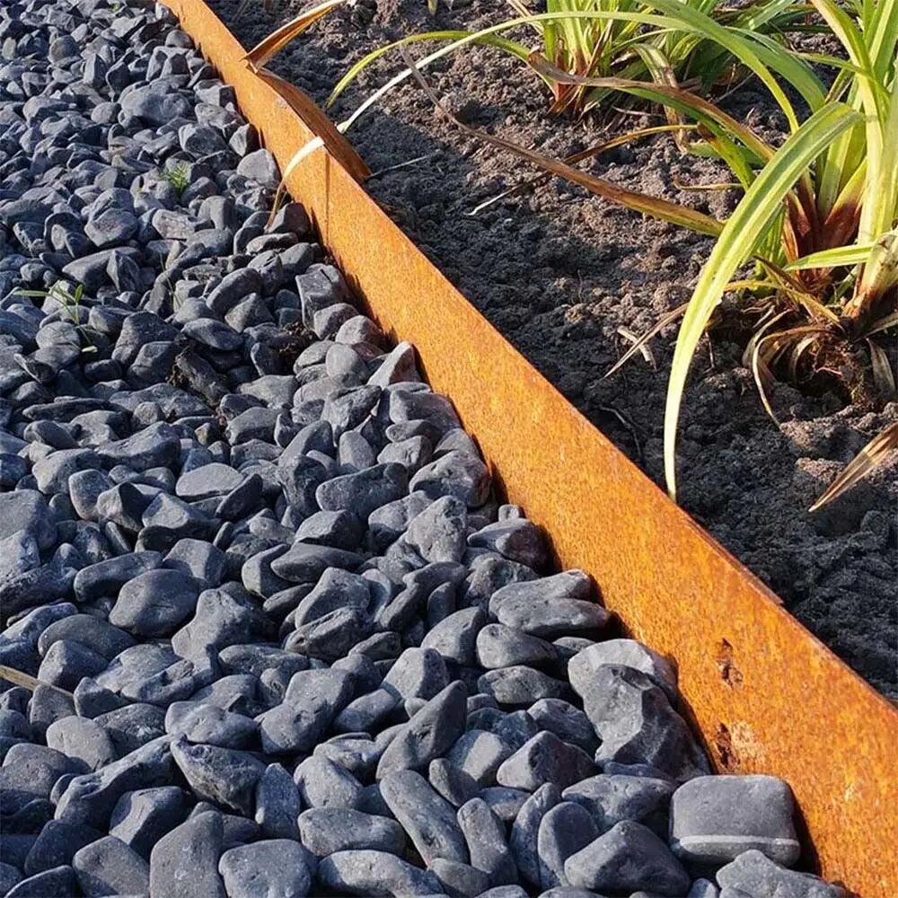 Corten Garden edging 150mm high x 1mtr long-Vintique Concepts