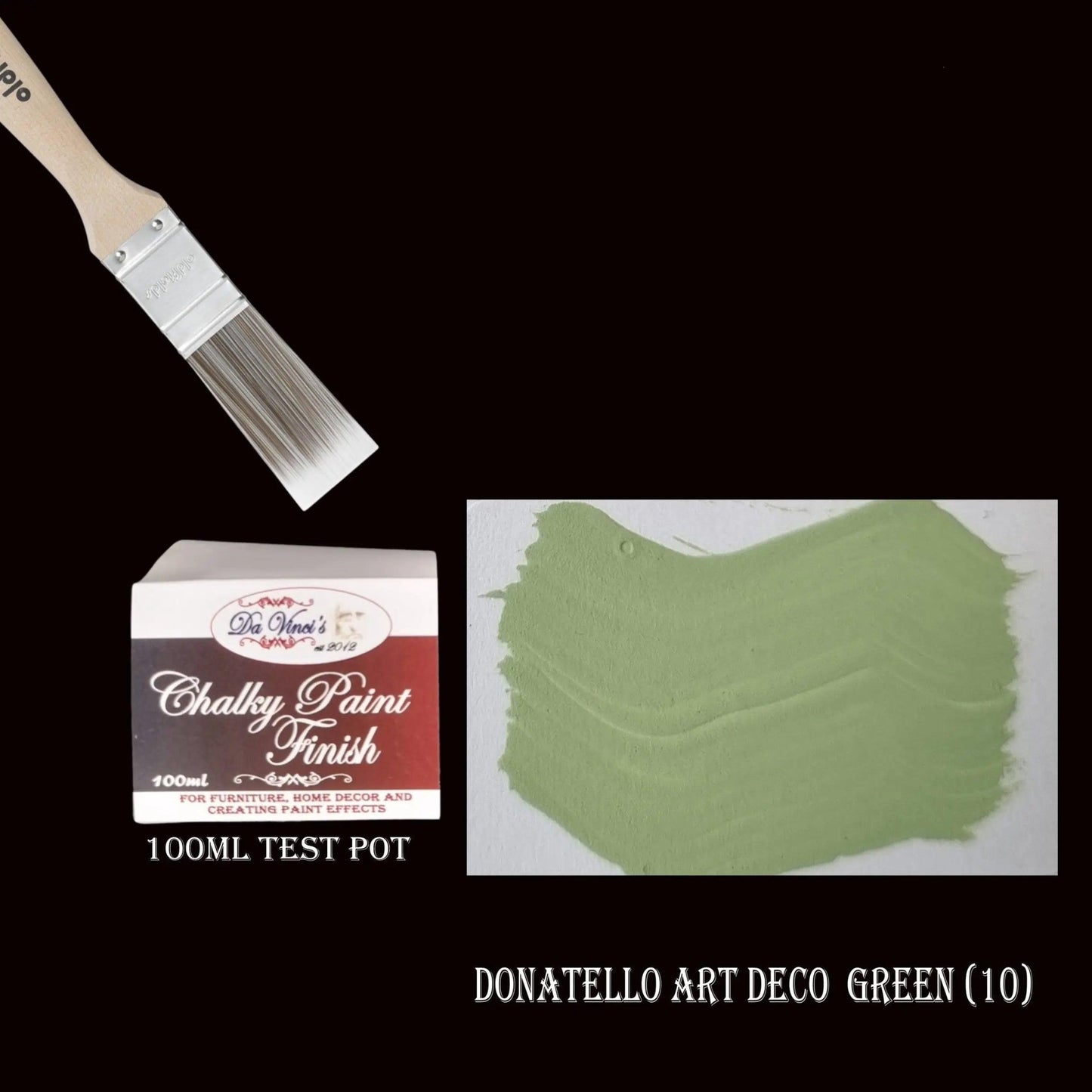 Da Vinci Creative Chalky Paint Finish- 100ml Test Pot-  Colour Selector-Vintique Concepts