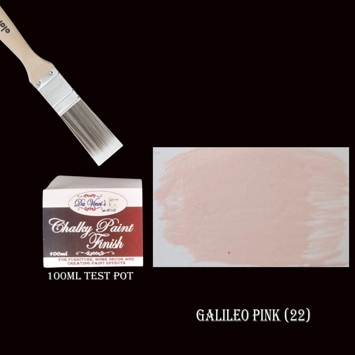 Da Vinci Creative Chalky Paint Finish- 100ml Test Pot-  Colour Selector-Vintique Concepts