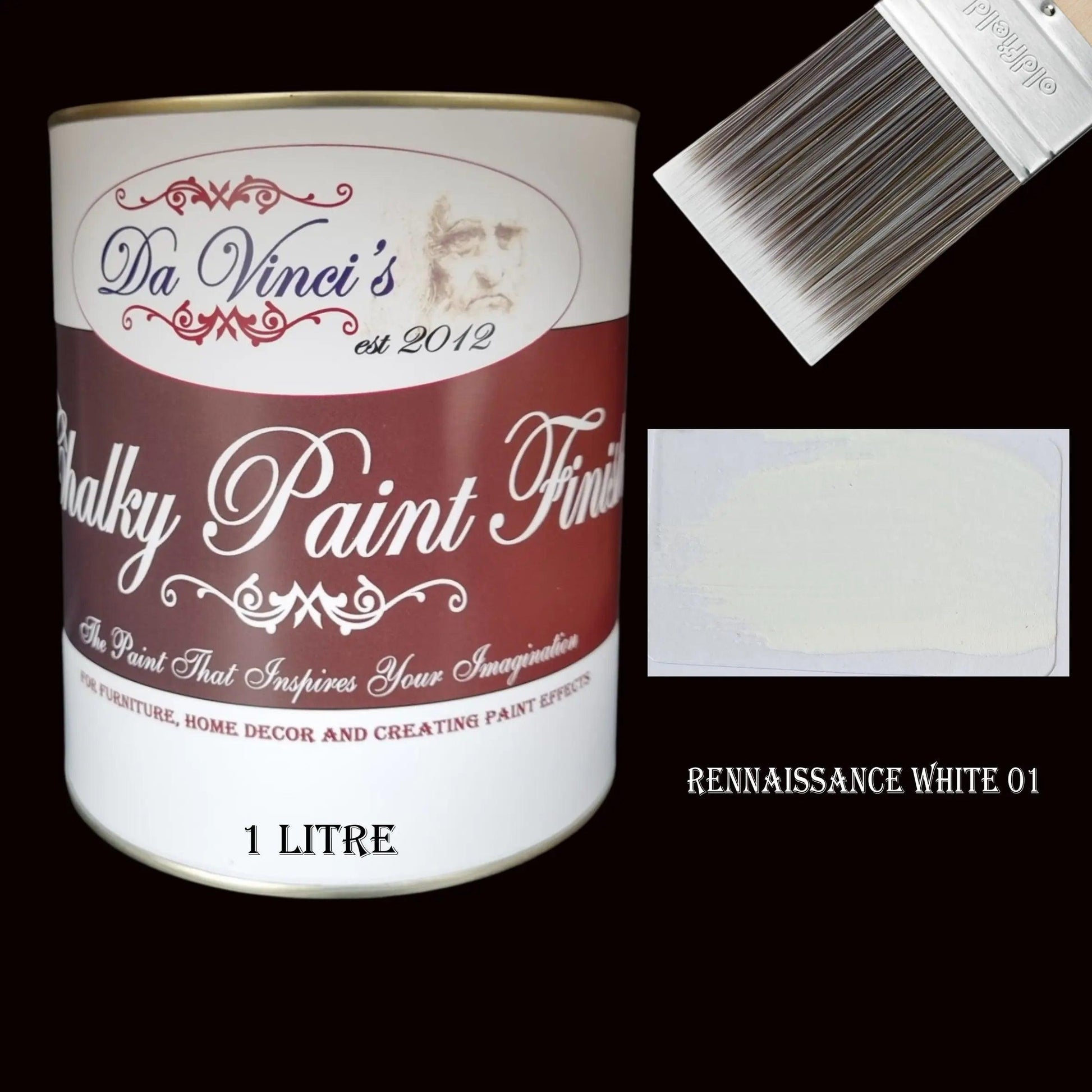 Da Vinci Creative Chalky Paint Finish- 1Ltr  Colour Selector-Vintique Concepts