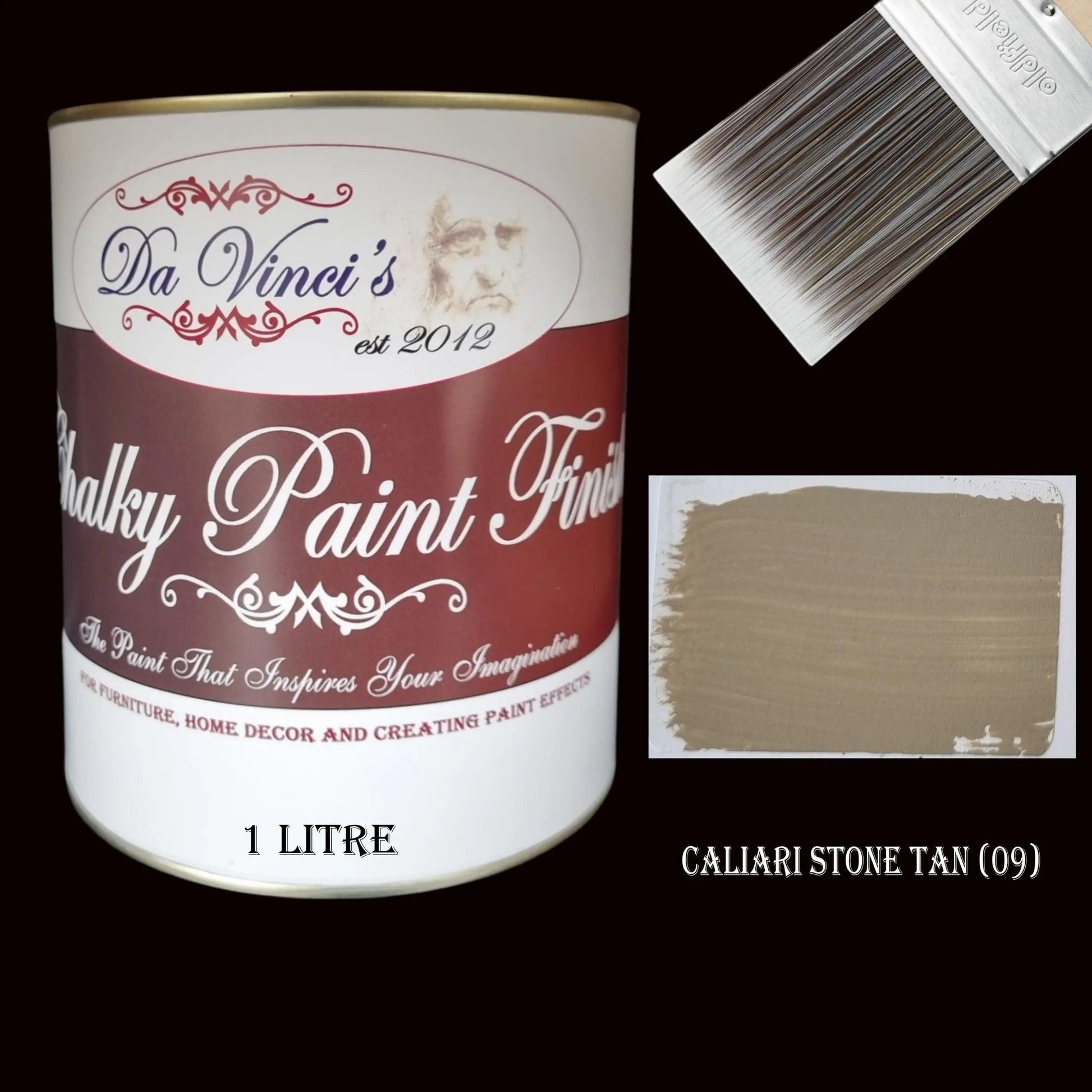 Da Vinci Creative Chalky Paint Finish- 1Ltr  Colour Selector-Vintique Concepts