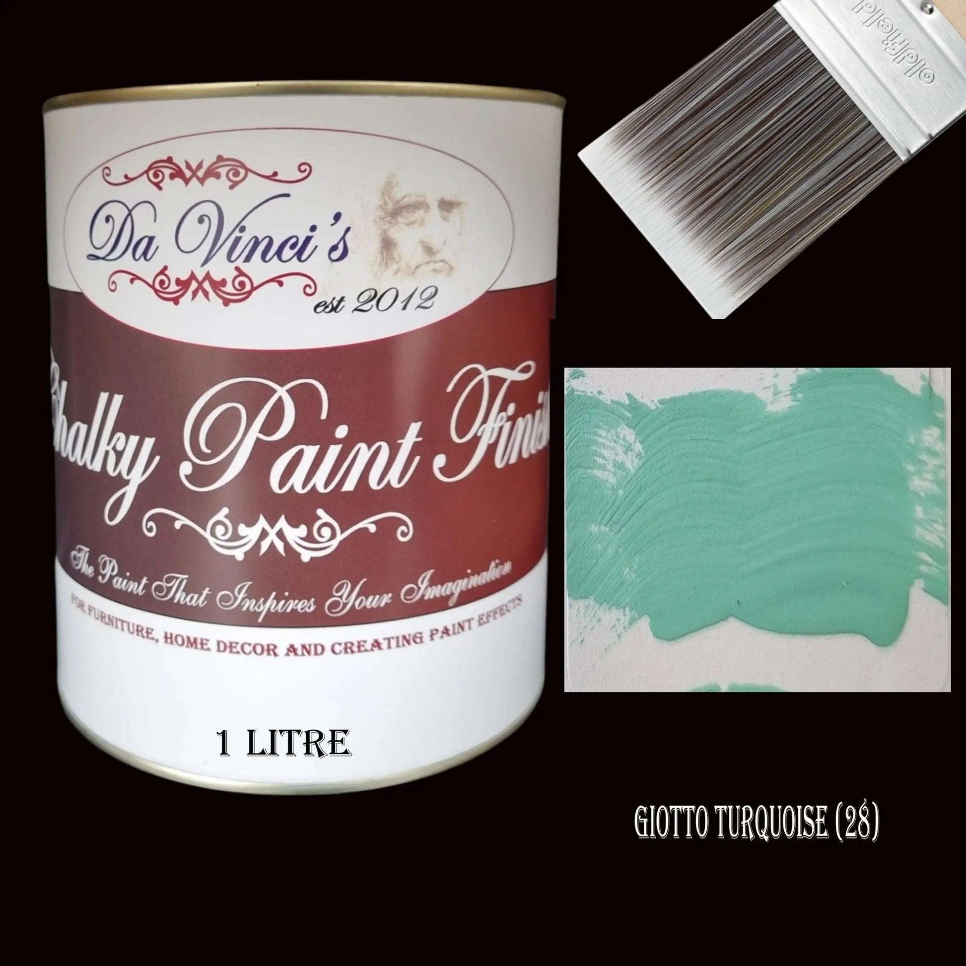 Da Vinci Creative Chalky Paint Finish- 1Ltr  Colour Selector-Vintique Concepts