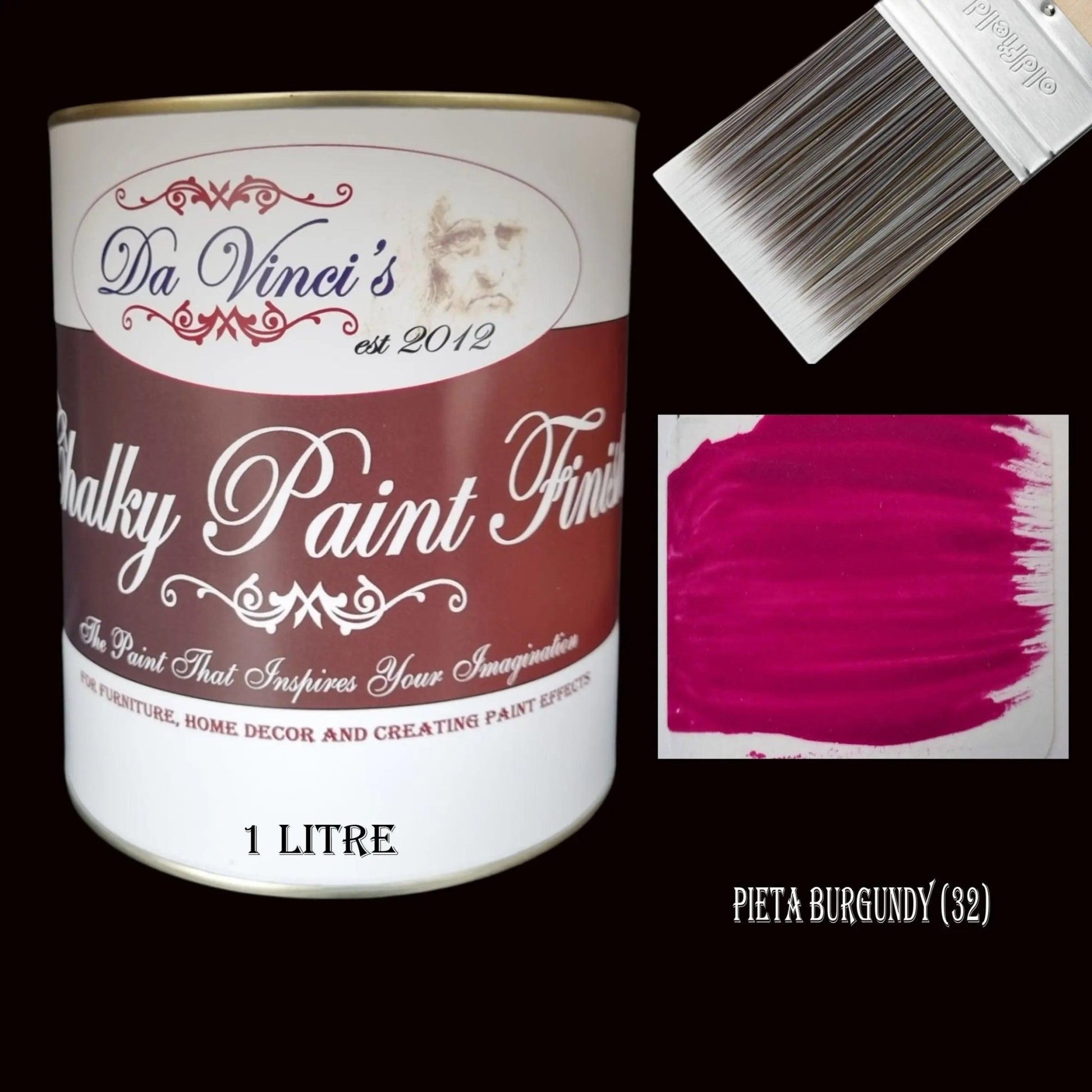 Da Vinci Creative Chalky Paint Finish- 1Ltr  Colour Selector-Vintique Concepts