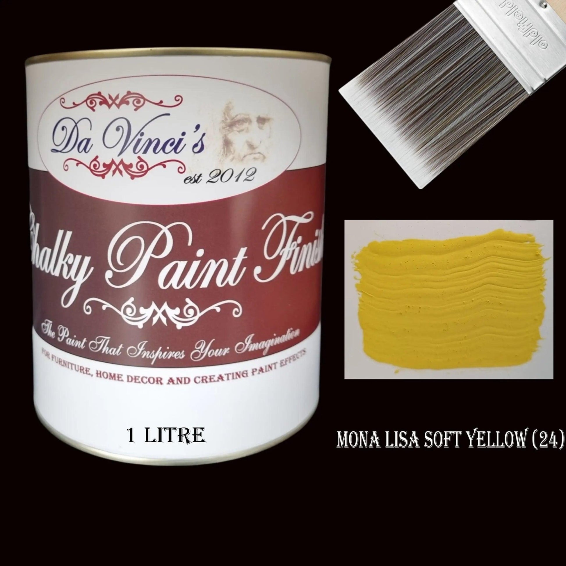 Da Vinci Creative Chalky Paint Finish- 1Ltr  Colour Selector-Vintique Concepts