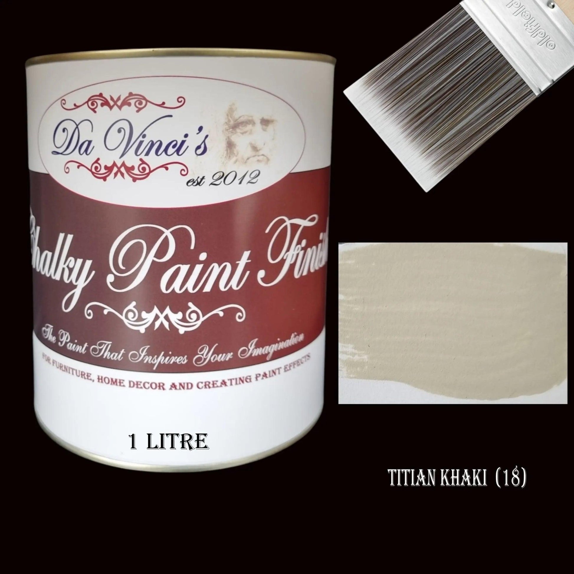 Da Vinci Creative Chalky Paint Finish- 1Ltr  Colour Selector-Vintique Concepts