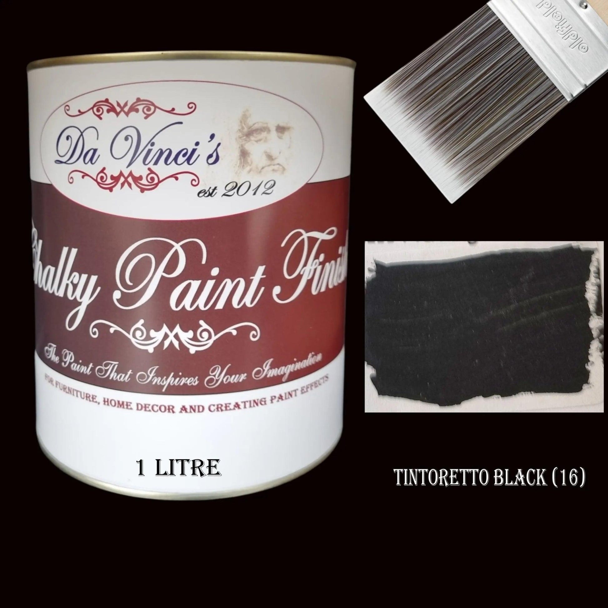 Da Vinci Creative Chalky Paint Finish- 1Ltr  Colour Selector-Vintique Concepts