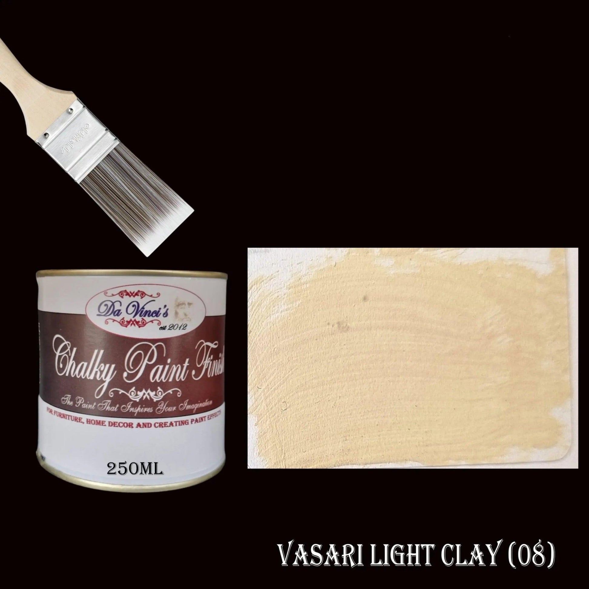 Da Vinci Creative Chalky Paint Finish- 250ml-  Colour Selector-Vintique Concepts