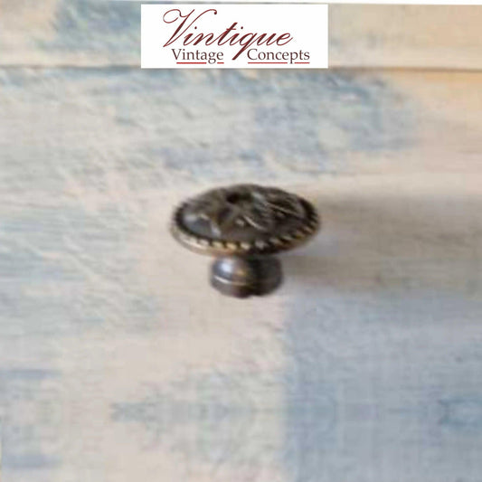 Daisy Bronze Furniture Knob Rose 24mm diameter-Vintique Concepts