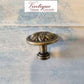 Daisy Bronze Furniture Knob Rose 31mm diameter-Vintique Concepts