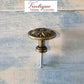 Daisy Bronze Furniture Knob Rose 31mm diameter-Vintique Concepts