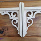 DEVONPORT ornate carved wood shelf Bracket 220mm x 282mm-Vintique Concepts