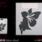 FAIRY Childrens Furniture Paint Stencil 170mm x 130mm-Vintique Concepts