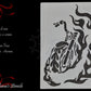 Flaming Motorbike Furniture & wall Paint Stencil 297 x 210mm - Vintique Concepts