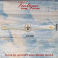 Fleur de Lis Ivory with Chrome silver Drawer handle 180mm long - Vintique Concepts