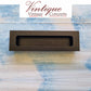 Flush Pull handle Satin Black (invisable screws) 143mm 42mm - Vintique Concepts