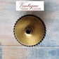 French series Vintage Glass/Zinc Alloy Gold Knob 54mm old key - Vintique Concepts