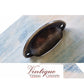 Half Moon Drawer Pull Handle Antique Bronze 86mm - Vintique Concepts