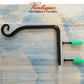 Heavy Duty Black Garden Planter hanger hook 145mm long-Vintique Concepts