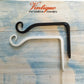 Heavy Duty Black Garden Planter hanger hook 145mm long-Vintique Concepts