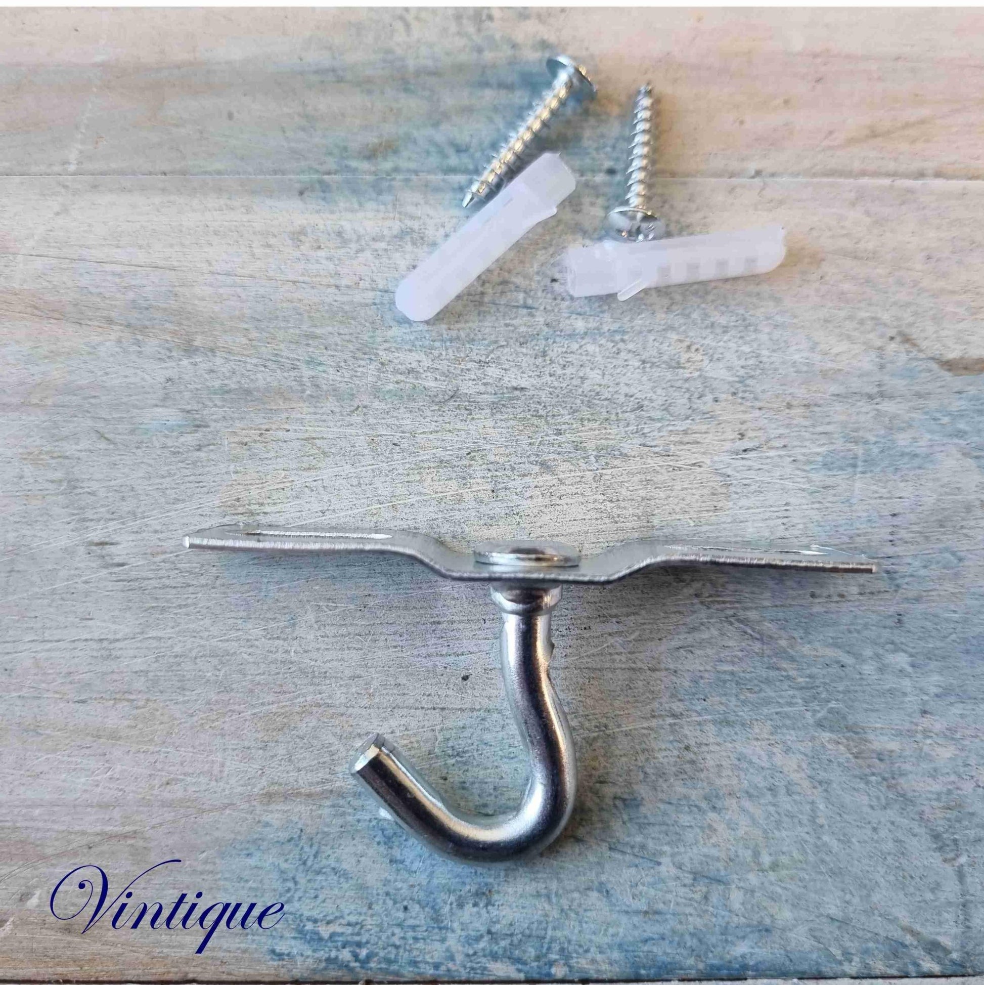 Heavy Duty Ceiling / Wall Hook 149mm x 18mm-Vintique Concepts