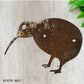 Iconic KIWI Bird Rusty metal 170mm x 115mm-Vintique Concepts