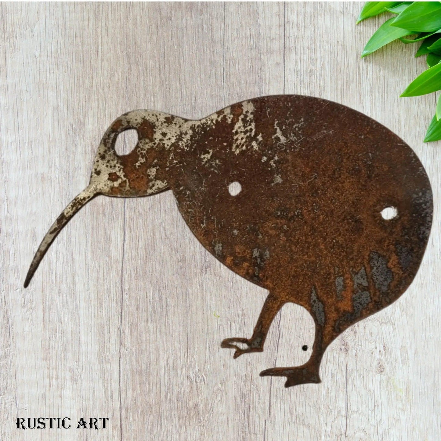 Iconic KIWI Bird Rusty metal 170mm x 115mm-Vintique Concepts