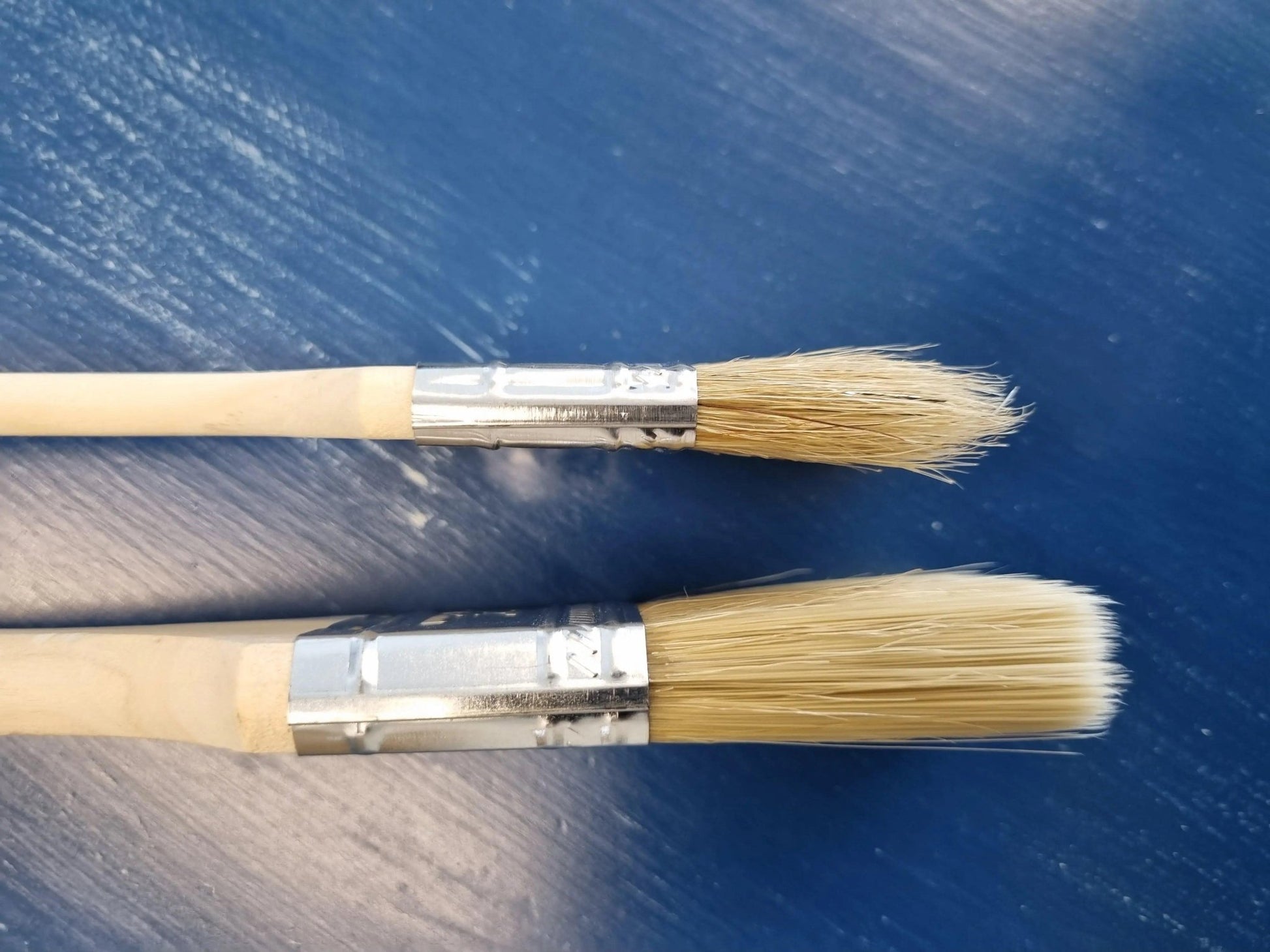 Industrial White Bristle wood handle paint brushes-Vintique Concepts