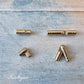 Invisible Brass Barrel Hinge s-jewelry boxes (2 sizes)-Vintique Concepts