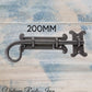 Iron Rustic door or gate Slide Bolt 200mm-Vintique Concepts