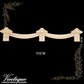 King Henrys Swag wood applique 70cm x 11.5cm - Vintique Concepts