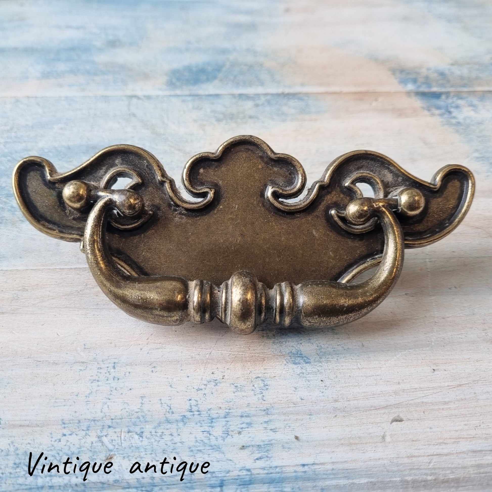 large antique Drawer Handles 130mm long Re - Cycled (ea) - Vintique Concepts