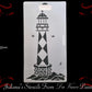 LARGE LIGHTHOUSE Childrens Wall & Furniture Paint Stencil 510mm x  255mm-Vintique Concepts