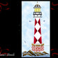 LARGE LIGHTHOUSE Childrens Wall & Furniture Paint Stencil 510mm x  255mm-Vintique Concepts