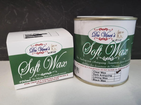 Liming Soft Wax for Chalk finish paint and Pickling (White) - Vintique Concepts