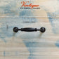 Luxury Ornate Black Ribbed Cabinet or drawer handle 115mm-Vintique Concepts