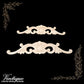 Majestic Ring Centre carved wood Applique 30cm x 6cm - Vintique Concepts