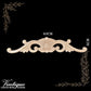 Majestic Ring Centre carved wood Applique 40cm x 8cm-Vintique Concepts